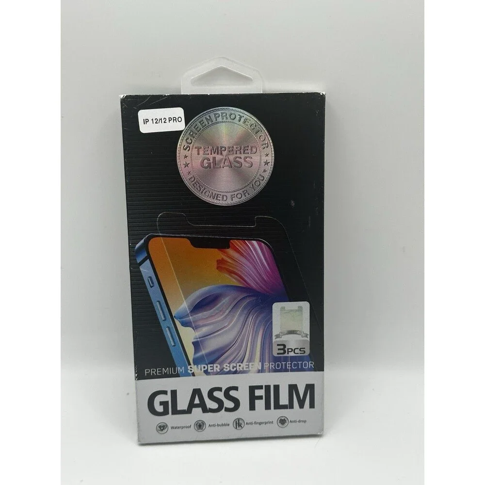 3-Pack Tempered Glass Screen Protector for iPhone 12 / 12 Pro (6.1